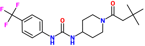 (image for) MC094007 1-(1-(3,3-Dimethylbutanoyl)piperidin-4-yl)-3-(4-(trifluoromethyl)phenyl)urea